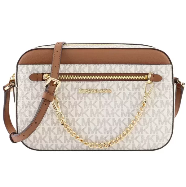 Crossbody Michael Kors jet set Vainilla Chain